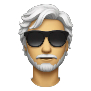 baiden with sunglasses sticker