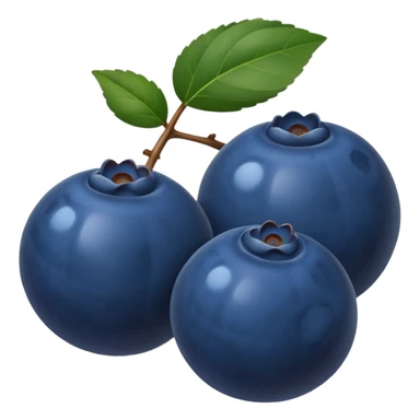 two blueberries sticker