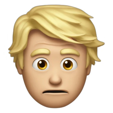 Donald trump cartoon, Pixar style animation, mutated face, mutation, disfigured, bad anatomy, deformed --ar 3:2 sticker