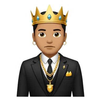 Gangster king druglord sticker