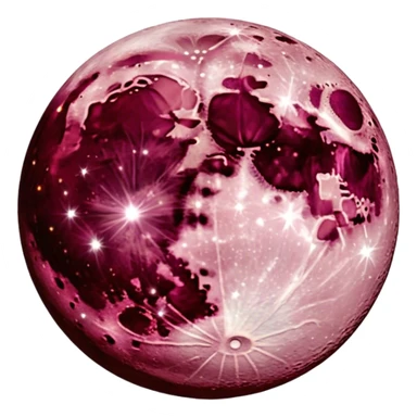 burgundy 🌙  sticker