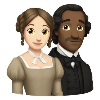 Jane Eyre and mr Rochester sticker