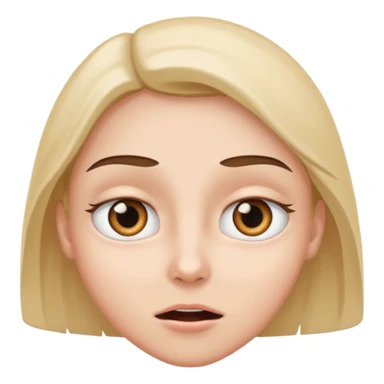 Face whit Eye pop like cartoons for surpirse sticker