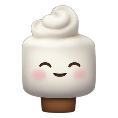 Marshmallow boy sticker