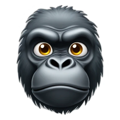 a sweating gorilla sticker