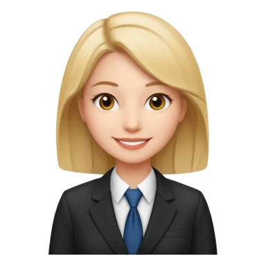 Girl attorney sticker