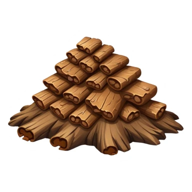 Poop on a log sticker