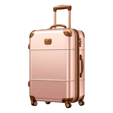 light rose gold Metallic luxury luggage case sticker