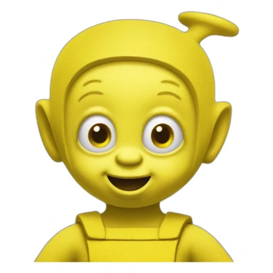 Yellow Teletubbies sticker