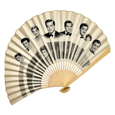 Icon for Autograph Collecting: several vintage sheets in frames arranged in a fan-like pattern, each with a famous celebrity signature. The icon should reflect the charm of collecting autographs in a nostalgic, elegant style. Transparent background. sticker