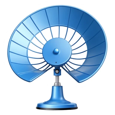 radar dish with signal waves sticker