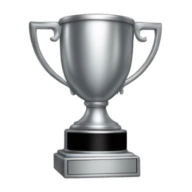 silver 1st place trophy  sticker