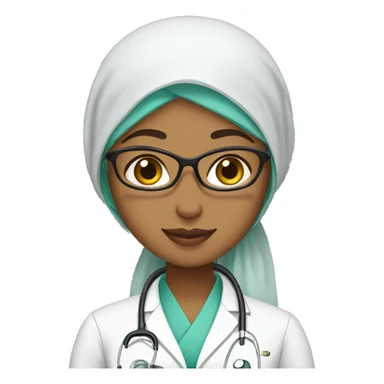 Hijab doctor sticker