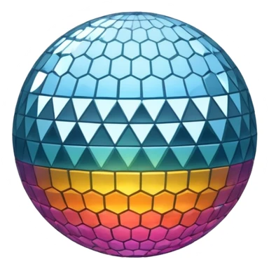 mirrorball sticker