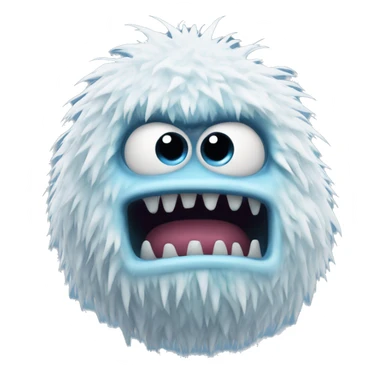 abominable snow monster sticker