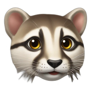 Macron sur une loutre sticker