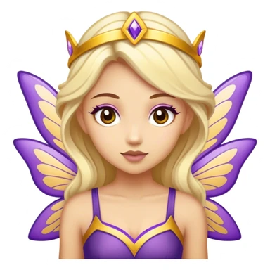 A fairy wearing Laker colors sticker