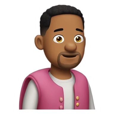will smith as peppa pig sticker
