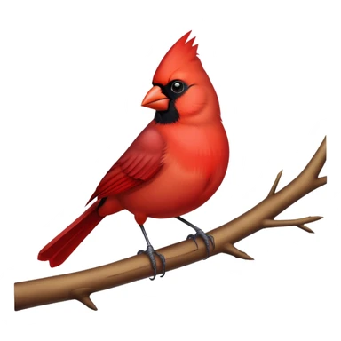 Cardinal bird sticker