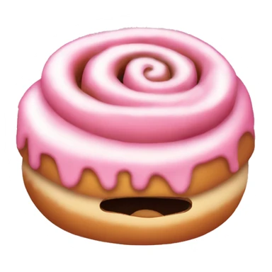 Pink cinnamon roll  sticker