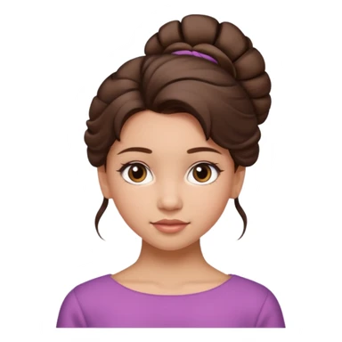 Cinematic Realistic Workout Girl Portrait, depicted with lifelike skin texture, subtle rosy undertones, and soft natural lighting that enhances the gentle contours of her face. Her intricately detailed brunete hair is elegantly styled in an updo, sticker