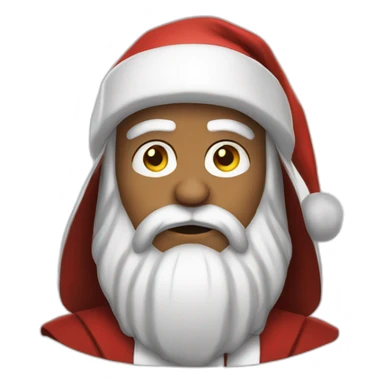 Jedi Santa Claus sticker