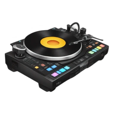 DJ deck sticker