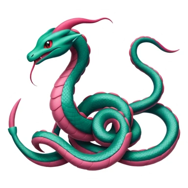 Seviper-Arboks-Milotic-Salazzle-Rayquaza-Pokémon-fusion sticker