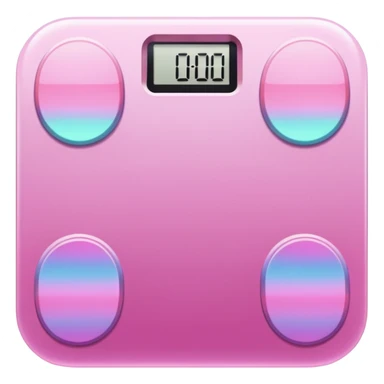 pink body scale sticker