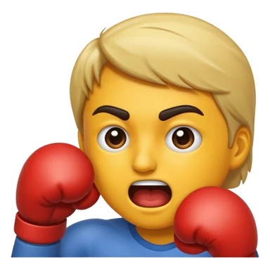 Getting Punched in the face sticker