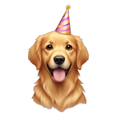 Golden Retriever Birthday  sticker