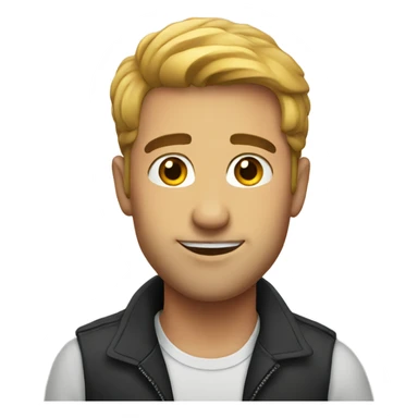 handsome guy sticker