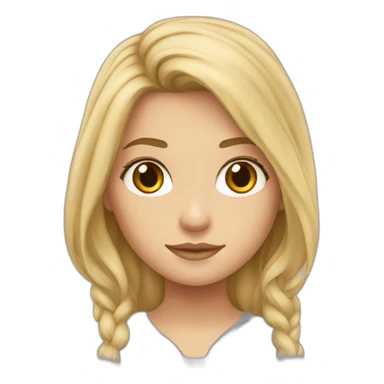 Harry Potter en fille blonde sticker