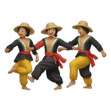 Bretonne qui dance sticker
