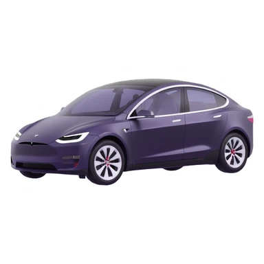 Tesla electric car sticker