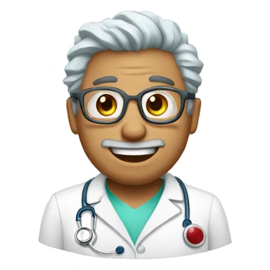 One Funny crazy doctor sticker