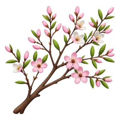 almond tree sticker