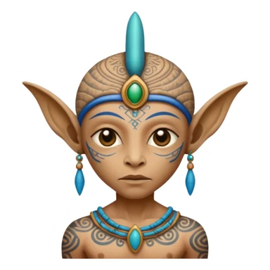 alien babylon ancient with tatooed sticker