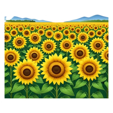  million sunflowers sticker