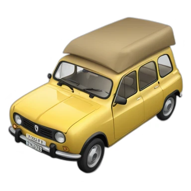 Renault 4l savane sticker