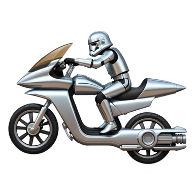 starwars hower bike sticker