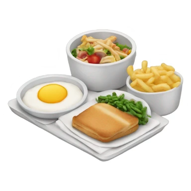 lunch meal service sticker
