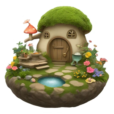Fairy garden  sticker