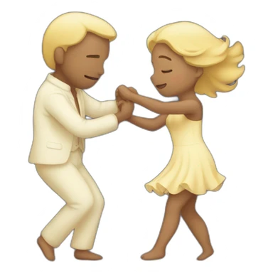 Slow dancing in the dark sticker