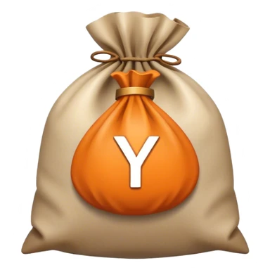 A money bag branded like Y combinator sticker