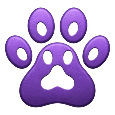 purple-cat-pawprint sticker