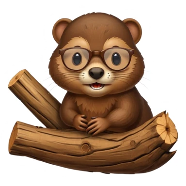 spectacled beaver sticker