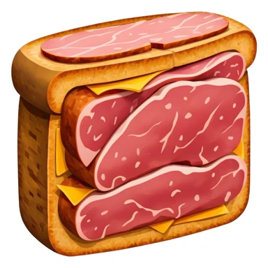 picasso abstract art SPAM MEAT painting sticker