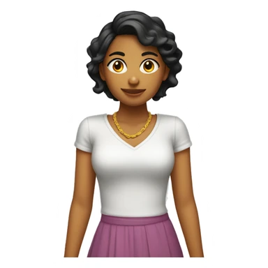 Chica lacia bonita sticker