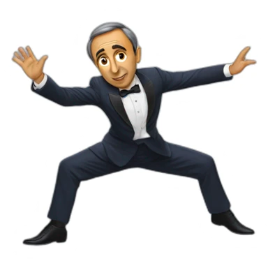 Eric zemmour qui dance sticker